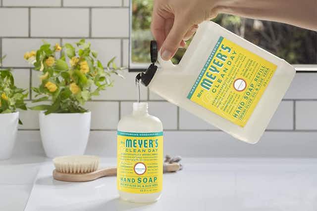 Mrs. Meyer's Liquid Hand Soap Refill, as Low as $5 With Amazon Coupon card image