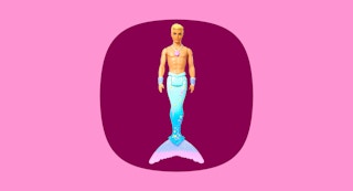 a Ken mermaid doll