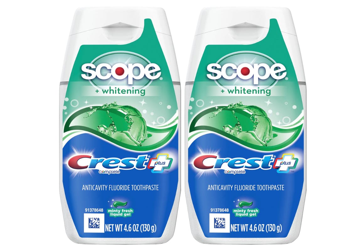 2 Crest Toothpastes