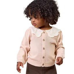 Baby Eyelet Collar Sweater