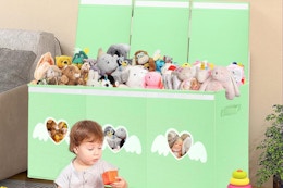 This Storage Toy Bin Is Just $10 on Amazon card image