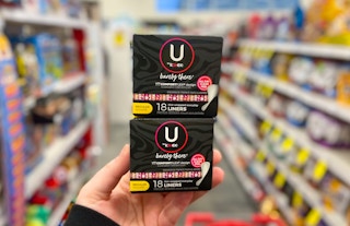 u by kotex liners in cvs aisle