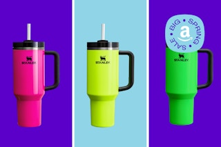 neon stanley tumblers