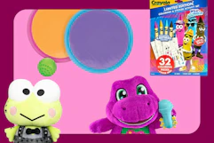 toys and games on a grid