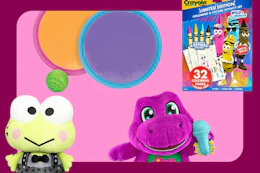 toys and games on a grid