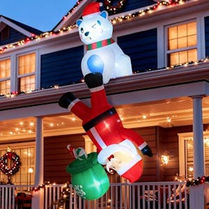 Christmas Polar Bear Inflatable