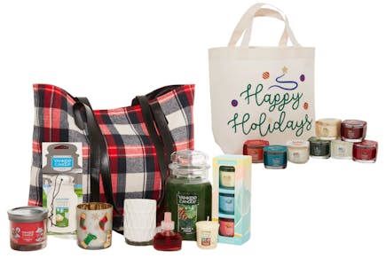 Candle Lover's Tote + Festive Fragrance Tote