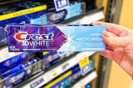 Get 2 Tubes of Crest 3D White Toothpaste for Just $0.24 Each at Kroger card image