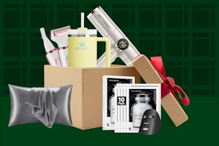 an amazon box filled with items