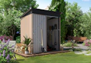 Metal Lean-to Storage Shed