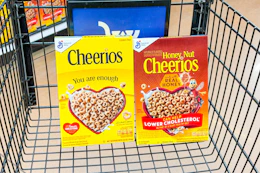 general mills cereal in shopping cart