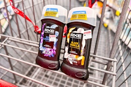2 axe deodorants in a cart