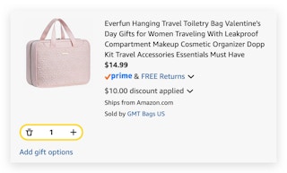 Everfun Hanging Travel Toiletry Bag