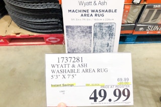 costco wyatt and ash washable area rug 1