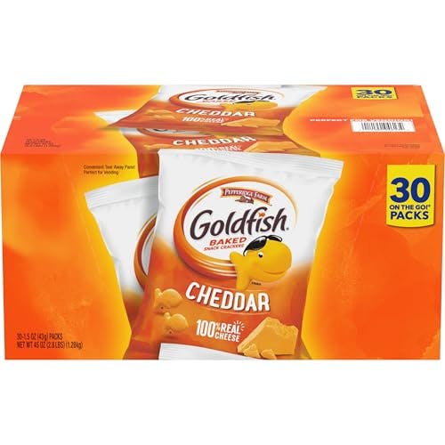 Goldfish Cheddar Crackers 30-Pack