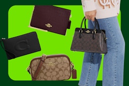 Black Friday Sale at Coach: $26 Wristlets, $67 Crossbody, and More card image