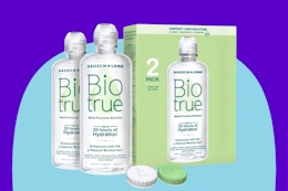 Biotrue Contact Lens Solution 2-Pack, as Low as $8.44 on Amazon card image
