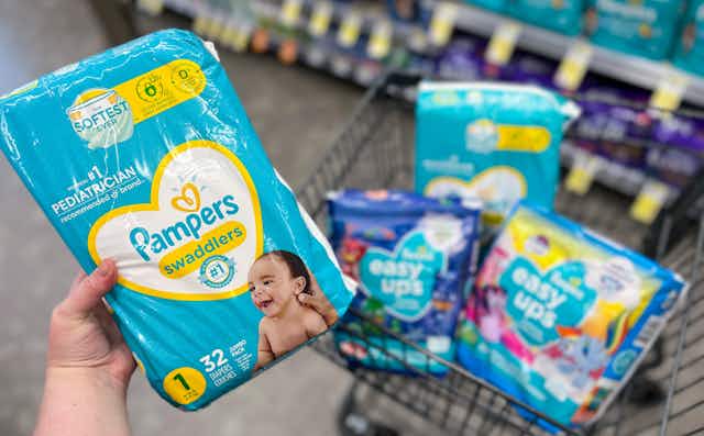 Pampers Jumbo Pack Diapers, as Low as $2 at Walgreens card image