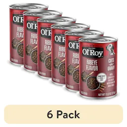Ribeye Flavor Dog Food 6-Pack