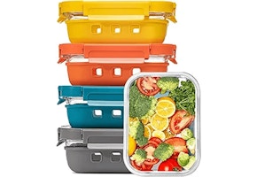 Glass Food Storage Container Set