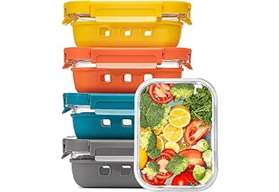 Glass Food Storage Container Set