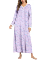 Women's Long Sleeve Nightgown