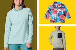 Extra 30% Off for Columbia Members: Kids’ Styles From $11, Adults’ From $16 card image