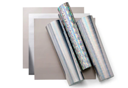 Cricut Holographic Silver Vinyl