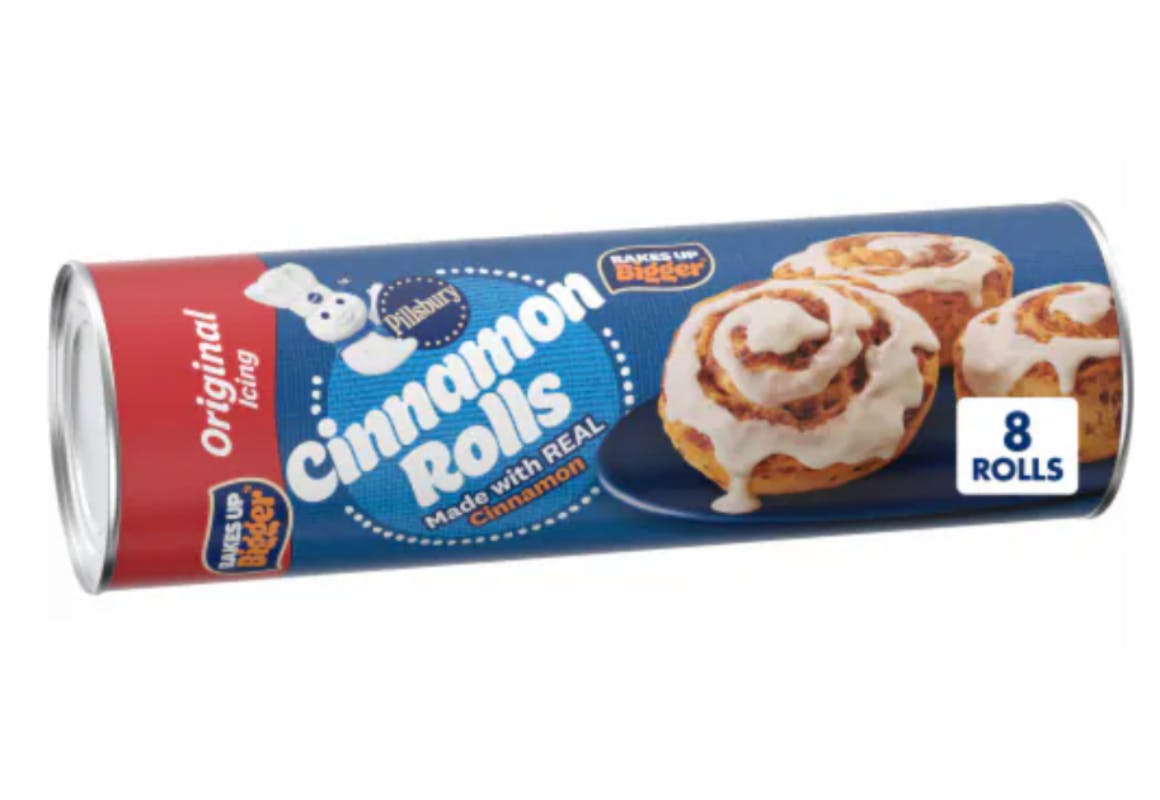 2 Pillsbury Cinnamon Rolls Tubes