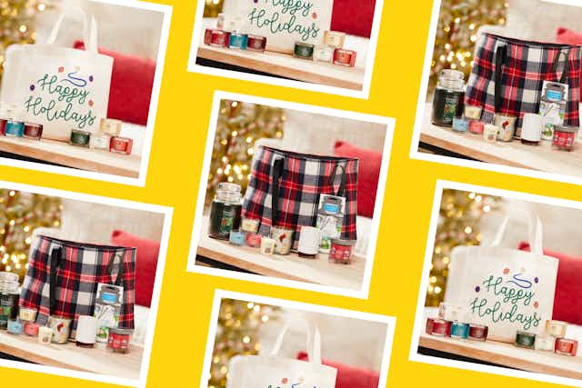 Get 4 Yankee Candle Totes With 32 Products for $60 Shipped (Will Sell Out) card image