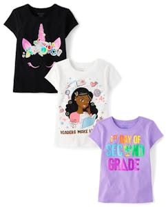 The Children's Place Girls' T-Shirts 3-Pack