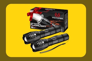 Tactical LED Flashlight on KCl template