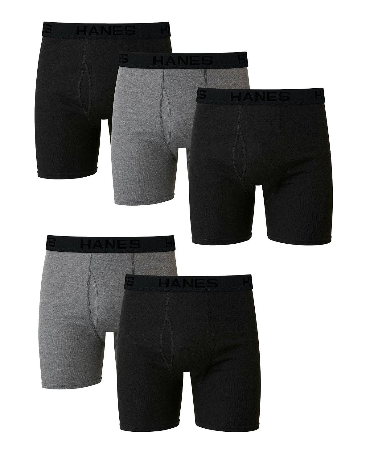 Hanes Men's Boxer Briefs 5-Pack