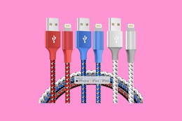 iPhone-Compatible Lightning Charger Cord 3-Pack, Just $3 on Amazon  card image