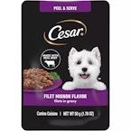 2 Cesar Dog Food Pouches