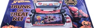 walmart spiderman trunk or treat kit box