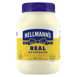 2 Hellmann's Real Mayonnaise Jars