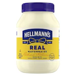 2 Hellmann's Real Mayonnaise Jars