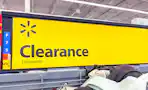walmart clearance sign in store
