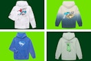 4 character kids hoodies: Spider-Man, Hot Wheels, Superman & Minecraft