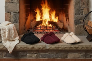 HSN Aetrex Mia Adjustable Arch Support Slippers