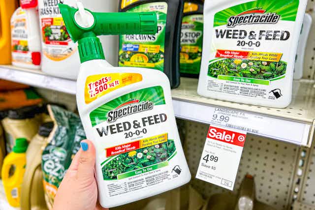 Fertilizers and Weed Control on Sale — 50% Off at Target card image