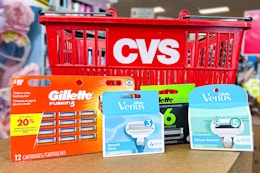 Gillette Razor Blade Refills, Up to 59% Off at CVS card image