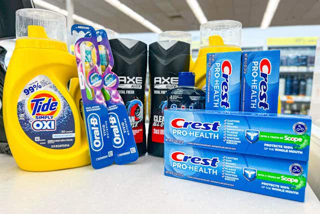 Free Walgreens Shopping Haul: Crest, Tide, Axe, and More card image