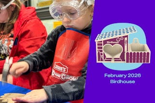 Lowe's Kids Workshop for February 2026, Birdhouse