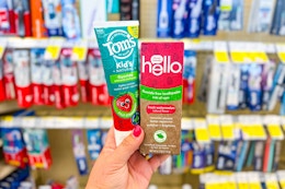 Tom's of Maine and Hello Toothpaste, Only $1.49 Each at Walgreens — 75% Off card image