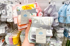 Cloud Island Baby Sale at Target: $0.59 Washcloths and $3.56 Hooded Towels card image