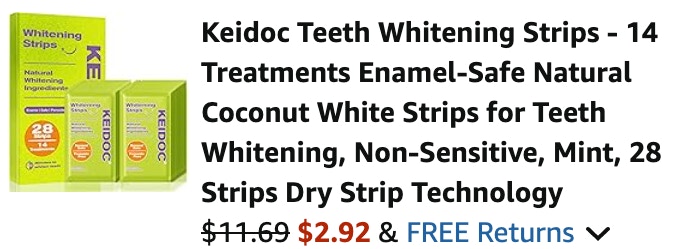 Teeth Strips cart 2