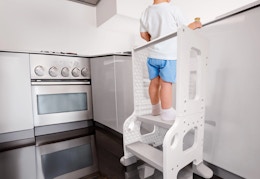 2-in-1 Kitchen Helper Stool, Under $18 at Walmart card image