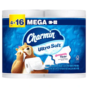 4 Charmin Toilet Paper Packs
